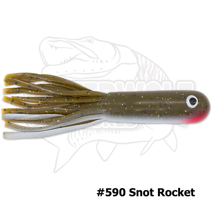 Fat Magnum Gator Tubes 10" & 12" Rigged