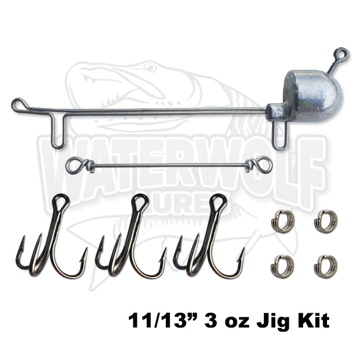 Jig Heads / Casting Rigs - 11 and 13" Gator Tubes