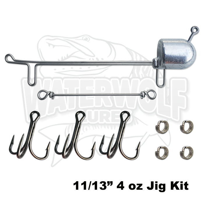 Jig Heads / Casting Rigs - 11 and 13" Gator Tubes