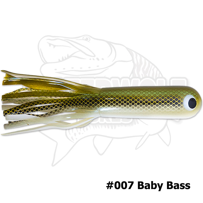 Fat Magnum Gator Tubes 10" & 12" Un-Rigged