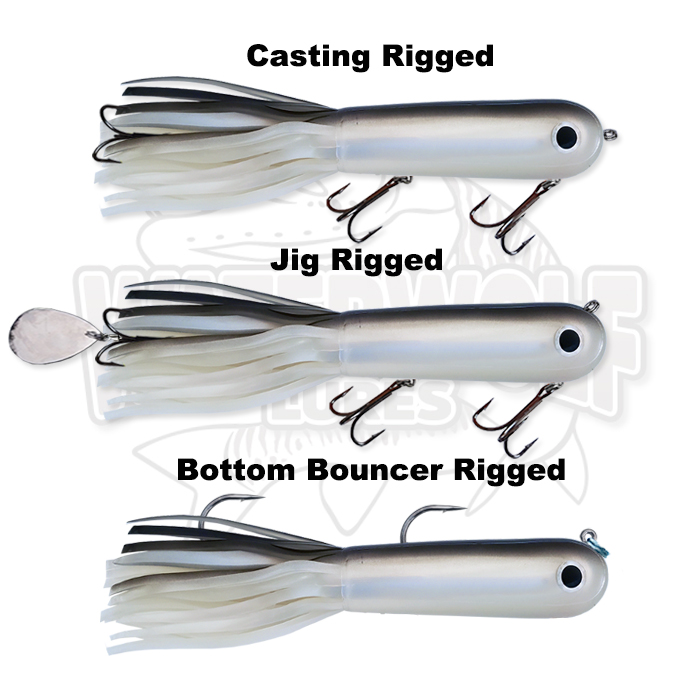 Gator Tubes 7″ & 9″ – Bass Magnet Lures and Water Wolf Lures