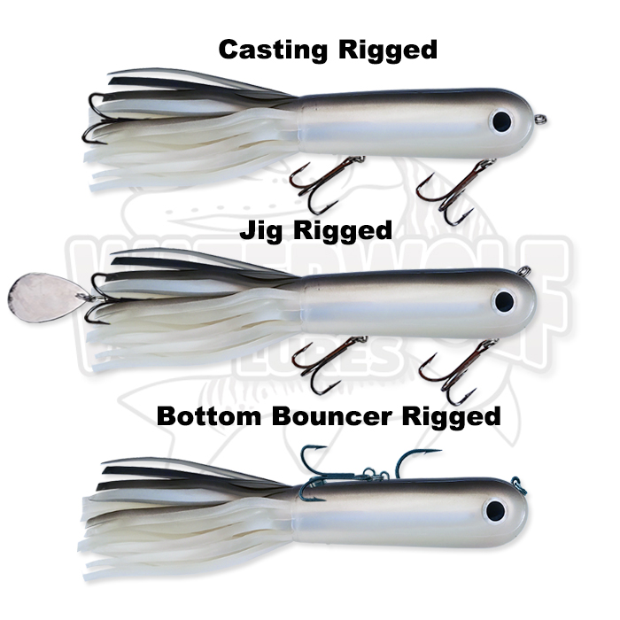 Magnum Gator Tubes 11″ & 13″ – Bass Magnet Lures and Water Wolf Lures